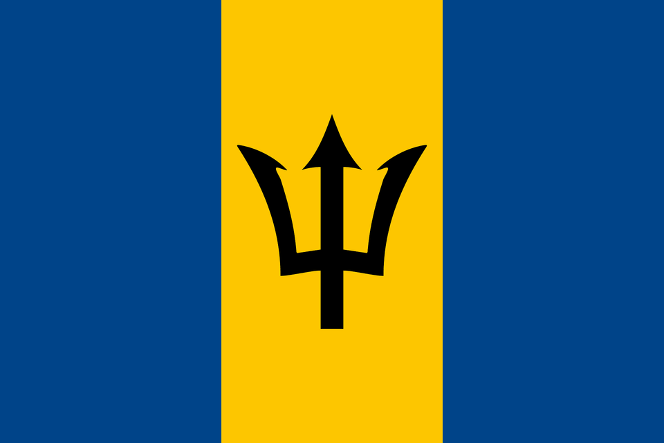 Flag Of Barbados 2012 Summer Olympics Clipart, Weapon, Trident Png