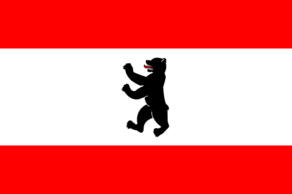 Flag Of Berlin Clipart, Animal, Bear, Mammal, Wildlife Free Png