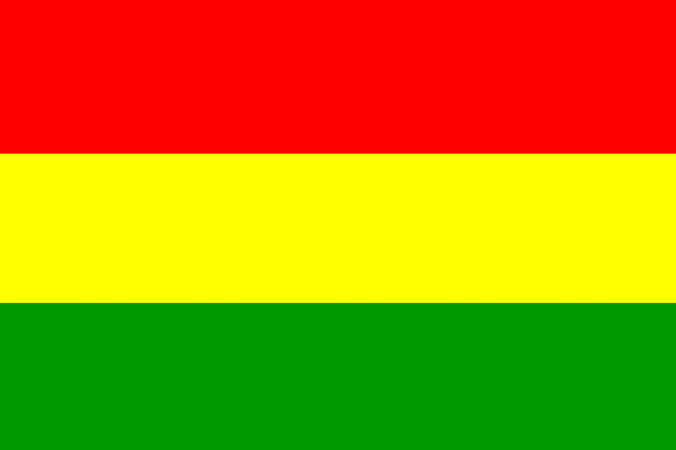 Flag Of Bolivia Clipart Free Transparent Png
