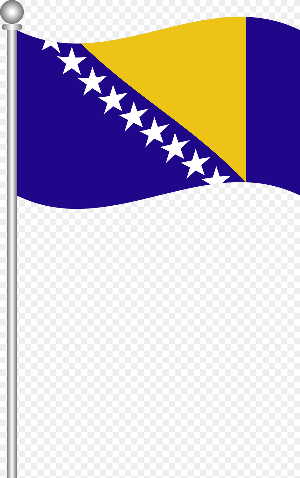 Flag Of Bosnia And Herzegovina Clipart Png