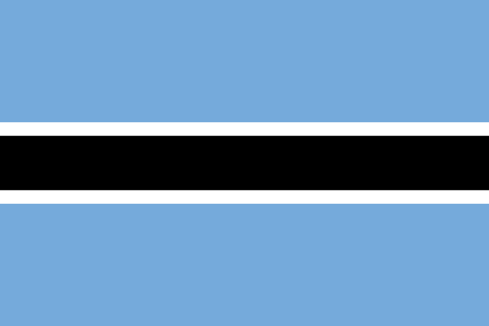 Flag Of Botswana Clipart, Firearm, Gun, Rifle, Weapon Png Image