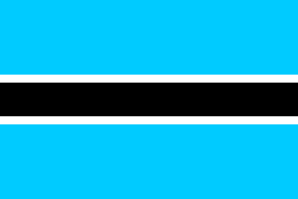 Flag Of Botswana Clipart, Water Png