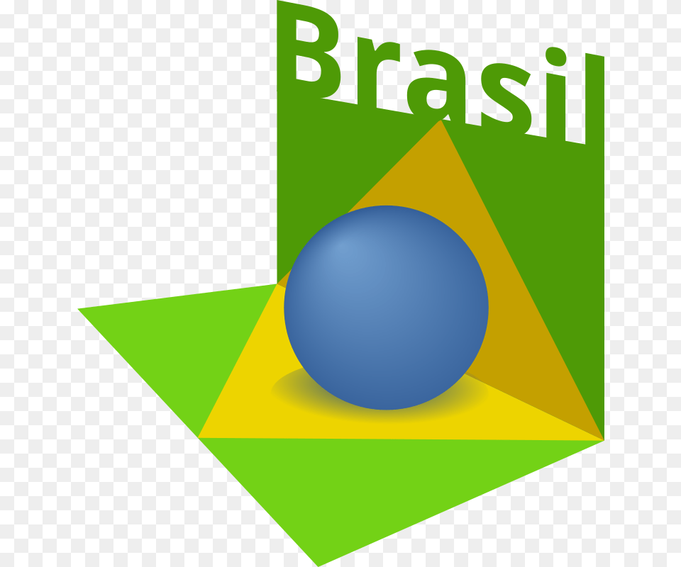 Flag Of Brazil, Sphere, Triangle Free Transparent Png