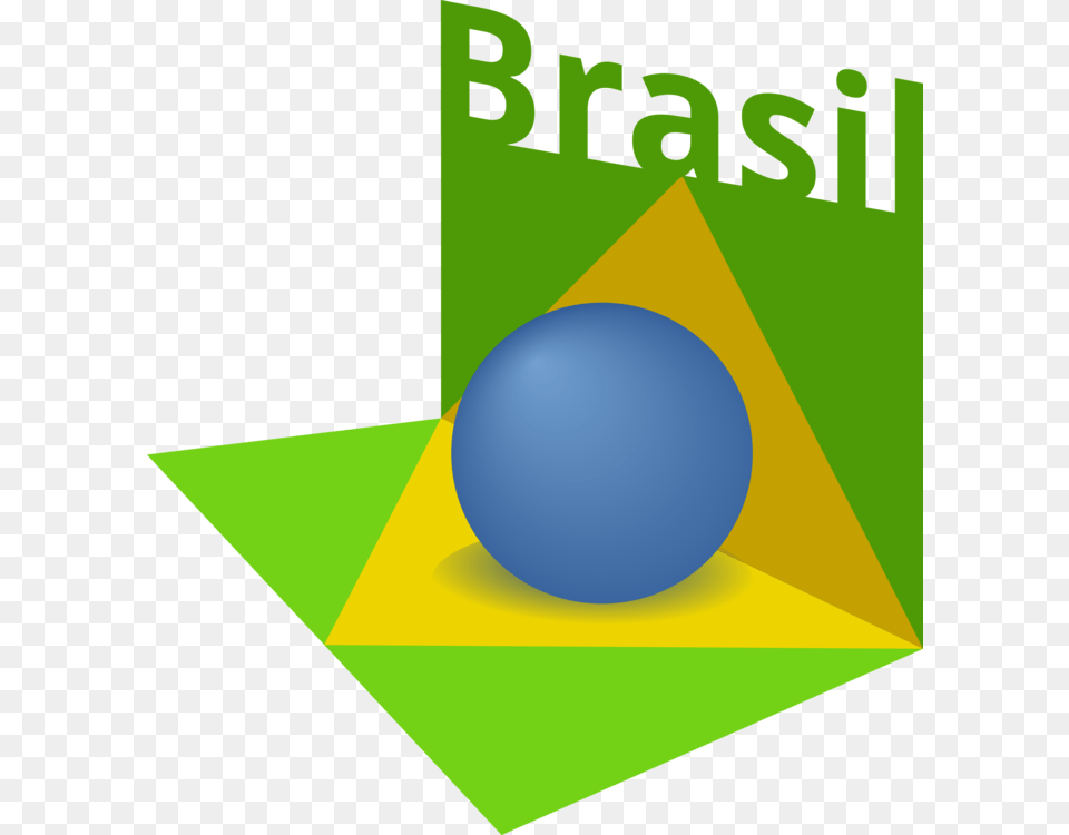 Flag Of Brazil Art Computer Graphics, Sphere, Triangle Free Transparent Png