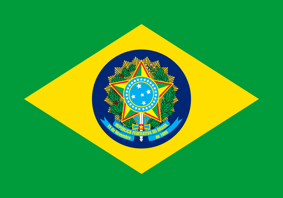Flag Of Brazil Valado Project Clipart, Logo, Emblem, Symbol, Badge Png Image