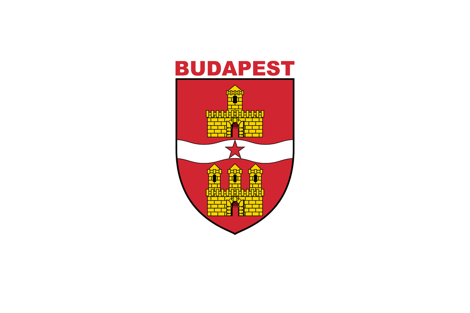 Flag Of Budapest 1984 1990 Clipart, Armor, Shield, Dynamite, Weapon Free Png
