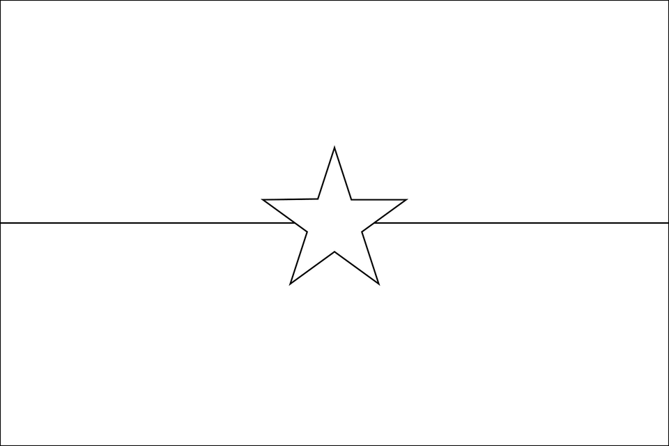 Flag Of Burkina Faso Blank Clipart, Star Symbol, Symbol Png Image
