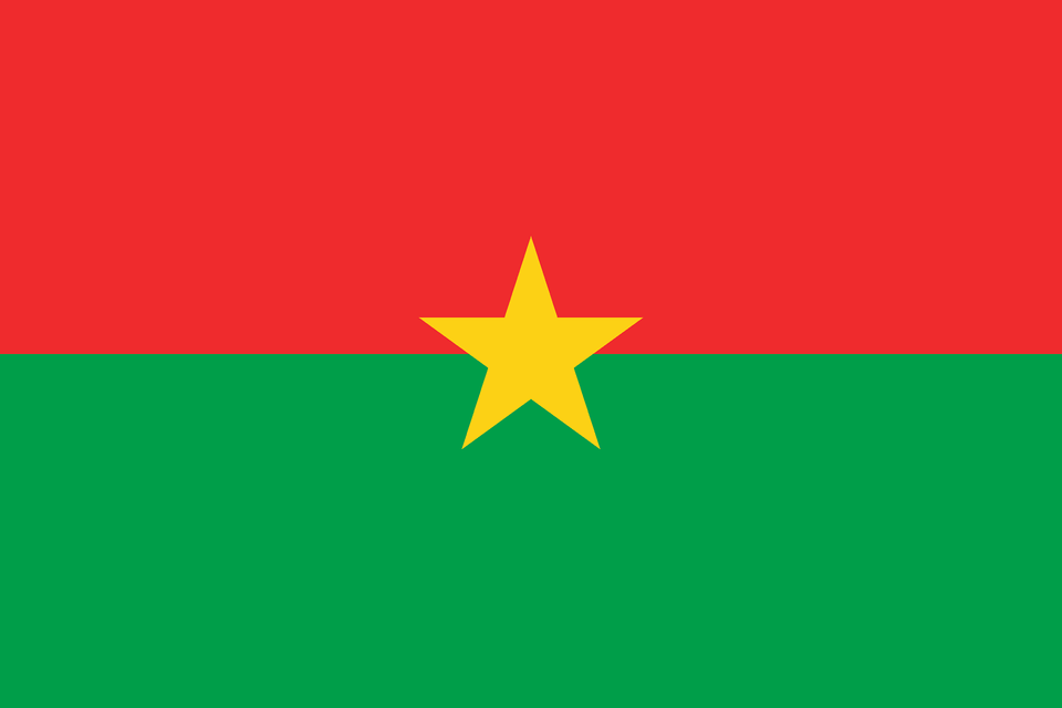 Flag Of Burkina Faso Clipart, Star Symbol, Symbol Png