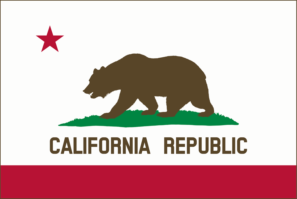 Flag Of California Clipart, Animal, Bear, Mammal, Wildlife Png Image