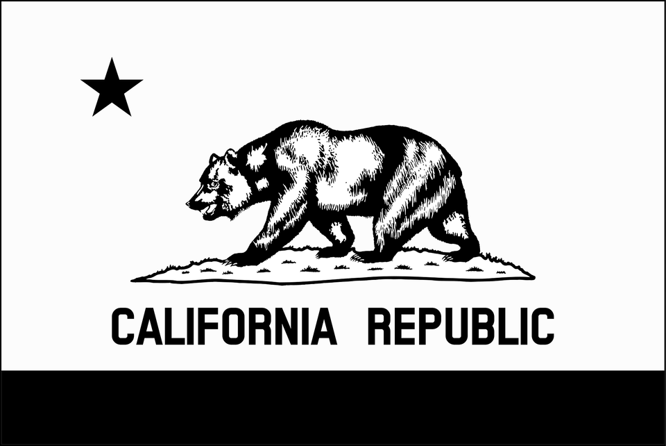 Flag Of California Clipart, Animal, Bear, Mammal, Wildlife Free Png