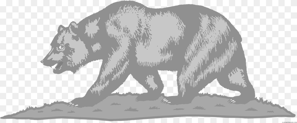 Flag Of California Clipart California Flag Bear Clip Art, Animal, Mammal, Wildlife Png