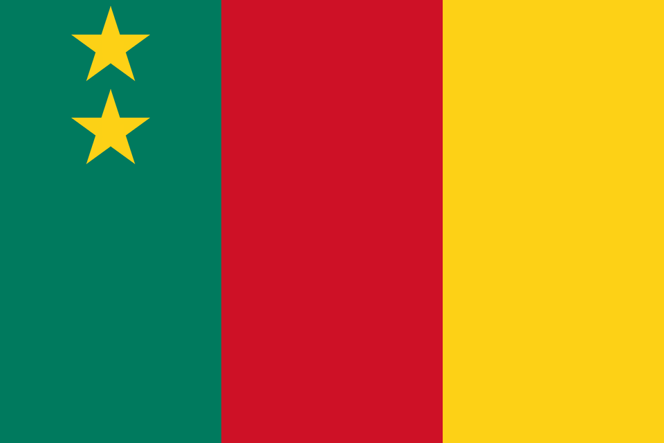 Flag Of Cameroon 1961 1975 Clipart Free Png
