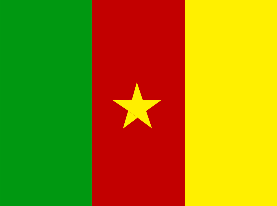 Flag Of Cameroon Clipart, Star Symbol, Symbol Free Png Download