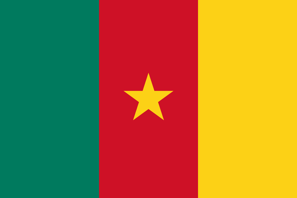 Flag Of Cameroon Clipart, Star Symbol, Symbol Free Transparent Png