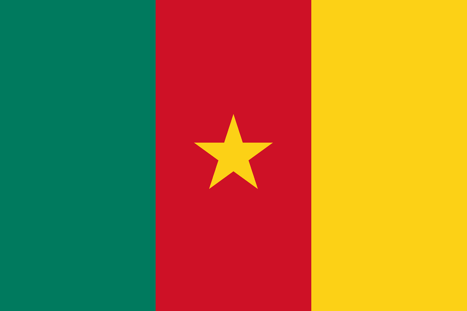 Flag Of Cameroon Clipart, Star Symbol, Symbol Free Png