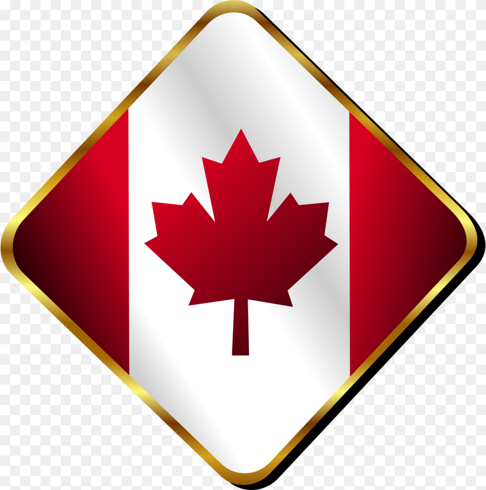 Flag Of Canada Maple Leaf, Plant, Symbol, Sign Free Transparent Png