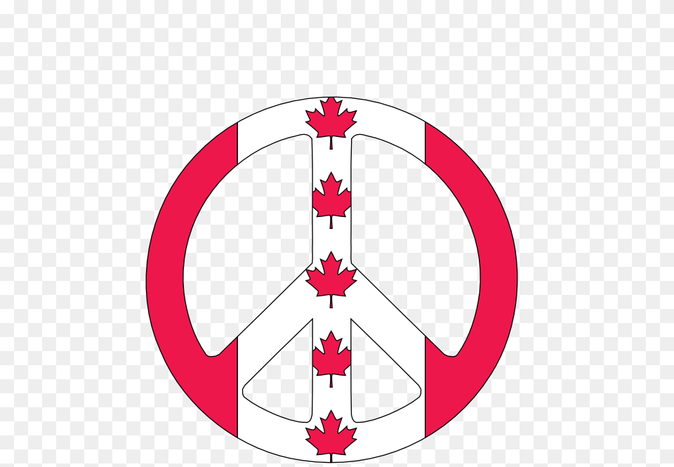 Flag Of Canada Treaty Of Ghent Peace Symbols Clip Art, Leaf, Plant, Symbol, Logo Png Image