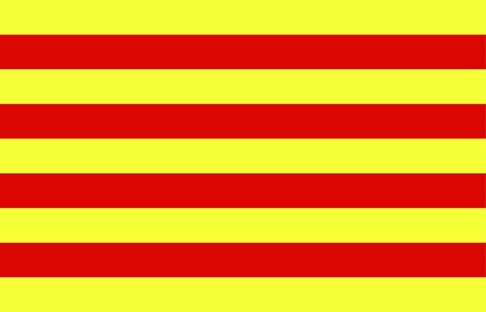 Flag Of Catalunya Clipart Free Png Download