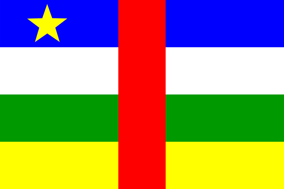 Flag Of Central African Republic Clipart, Symbol Free Transparent Png