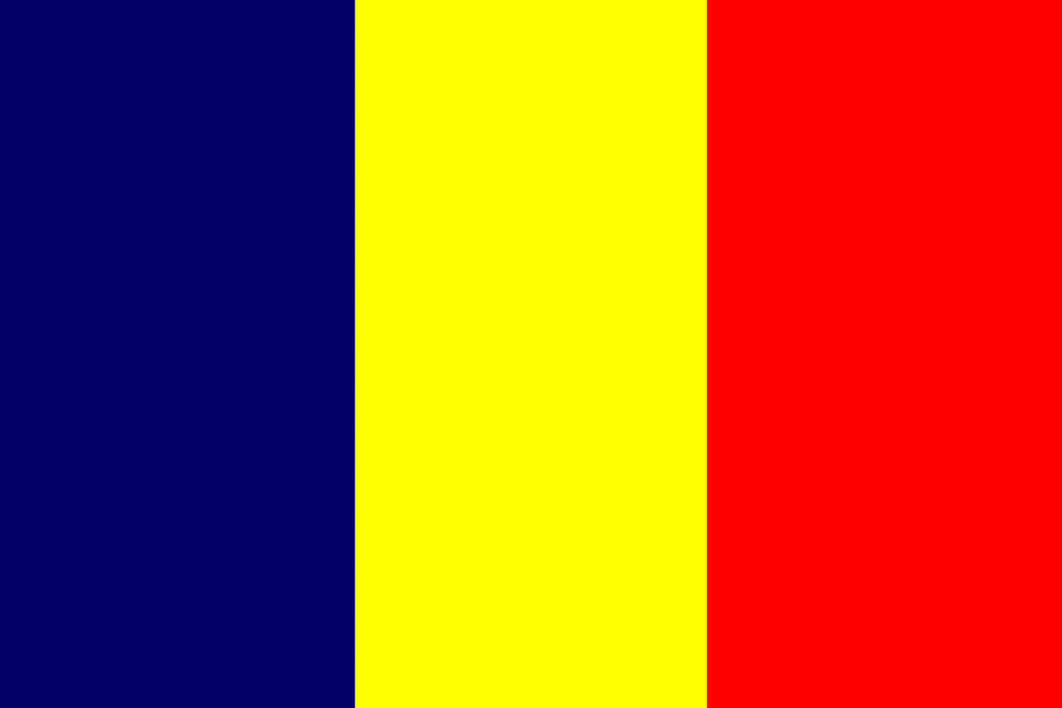 Flag Of Chad Clipart Free Transparent Png