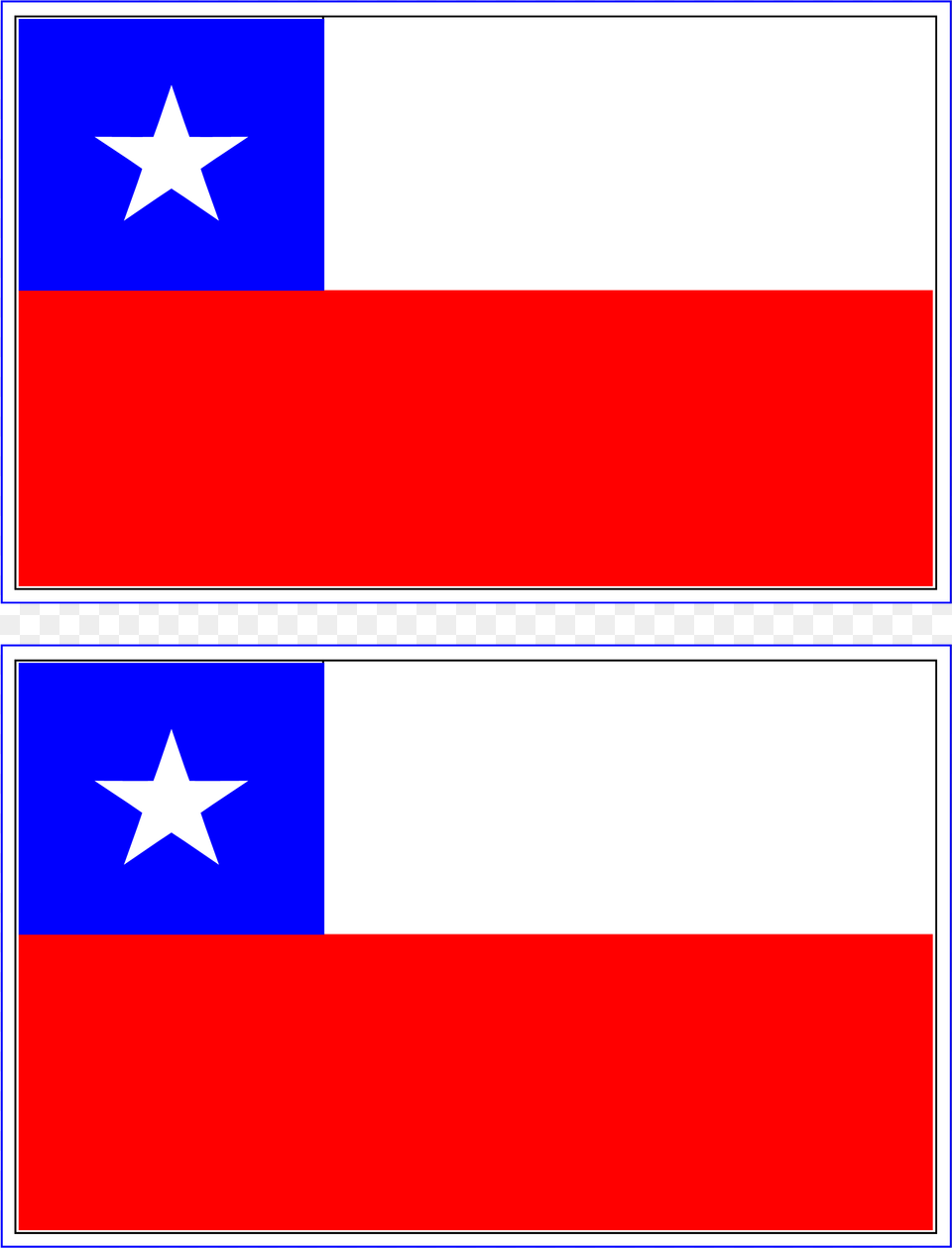 Flag Of Chile Printable, Chile Flag Free Png