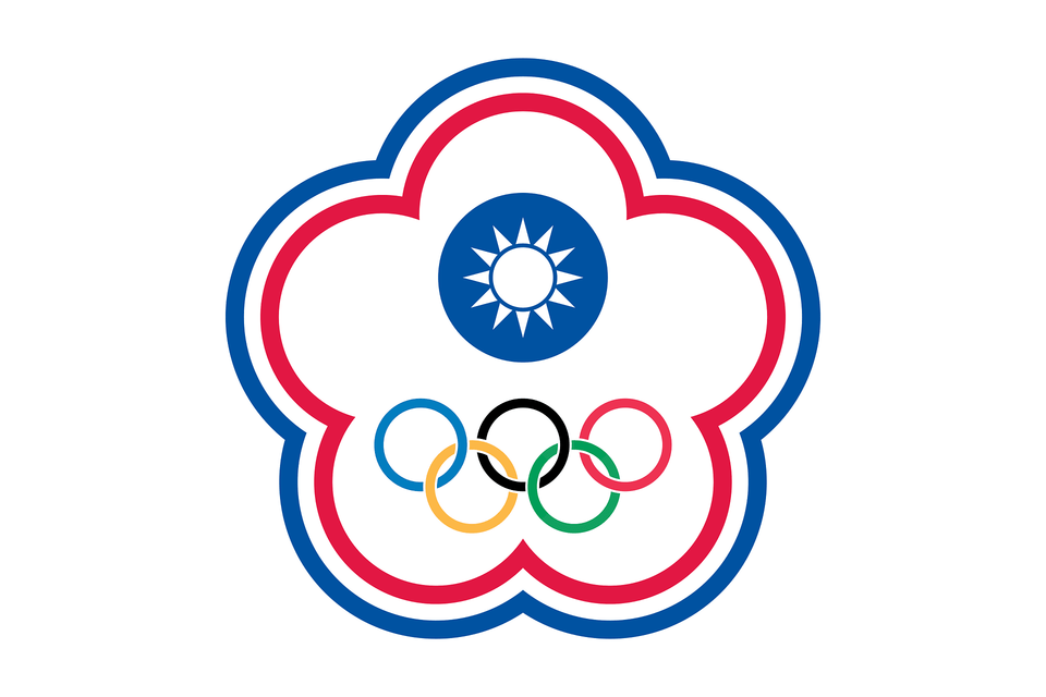 Flag Of Chinese Taipei 2010 Winter Olympics Clipart, Logo, Dynamite, Weapon Free Png