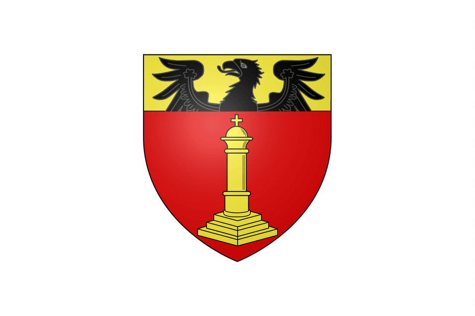 Flag Of Chtelet Clipart, Armor, Animal, Bird, Shield Png