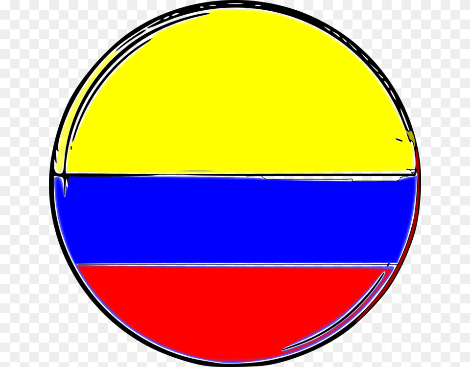 Flag Of Colombia Chiva Bus Symbol, Sphere, Astronomy, Moon, Nature Png Image