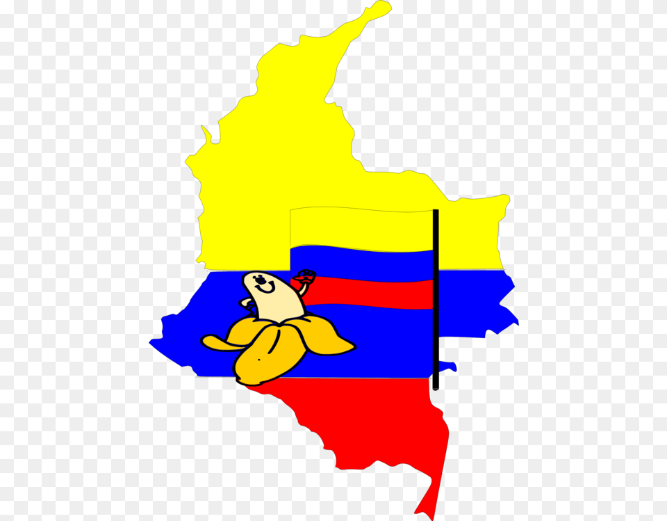 Flag Of Colombia Topographic Map World Map, Person Png Image