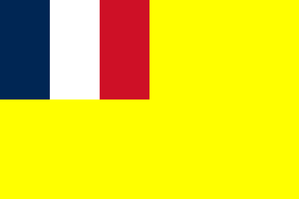Flag Of Colonial Annam Variant Clipart Free Png
