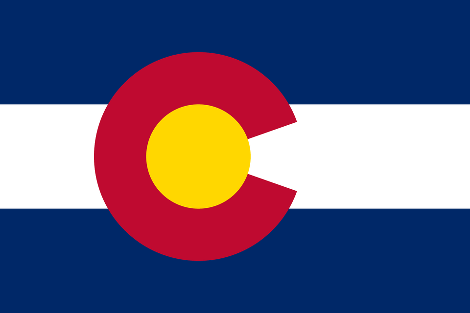 Flag Of Colorado Designed By Andrew Carlisle Carson Clipart, Logo Free Png