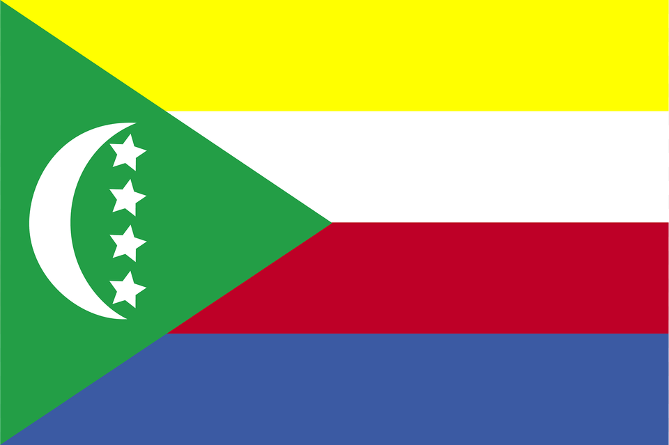 Flag Of Comoros Clipart Png