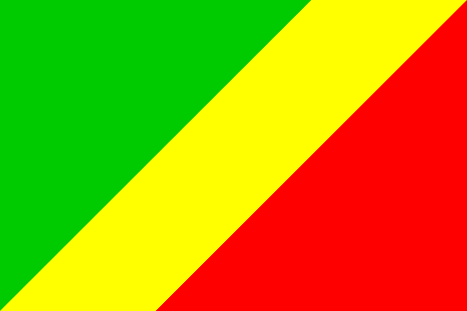 Flag Of Congo Brazzaville Clipart Png Image