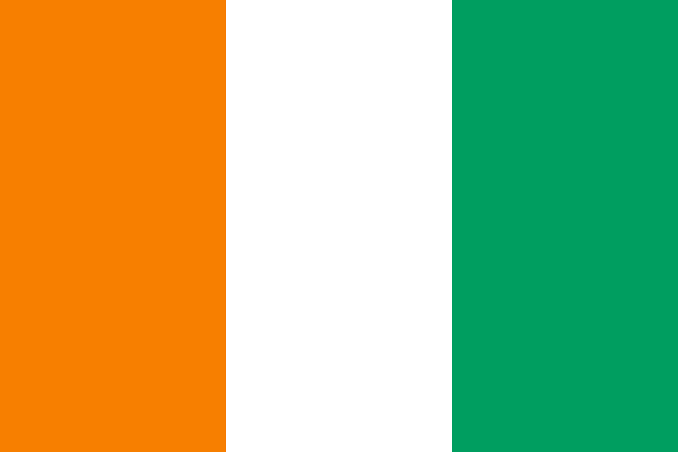 Flag Of Cote D39ivoire Clipart Png