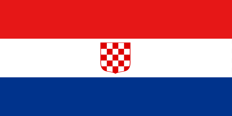 Flag Of Croatia 1990 Clipart Png