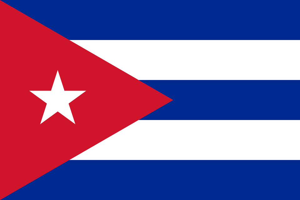Flag Of Cuba 3 2 Clipart, Star Symbol, Symbol Free Png Download