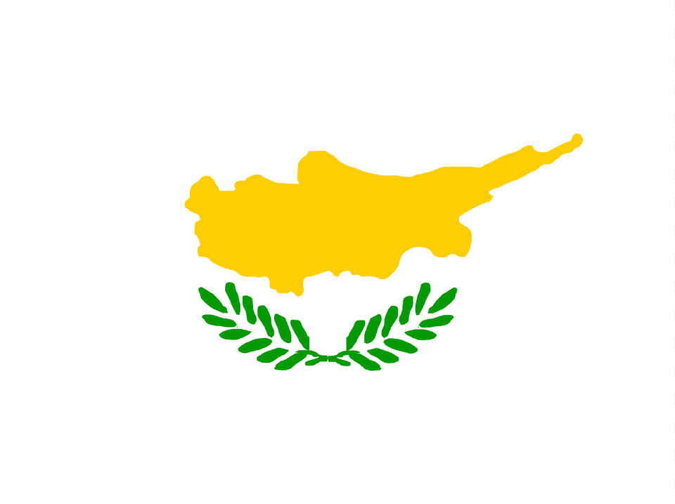 Flag Of Cyprus Clipart, Leaf, Logo, Plant, Herbal Png Image