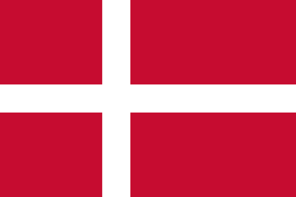 Flag Of Denmark Clipart, Maroon Png Image