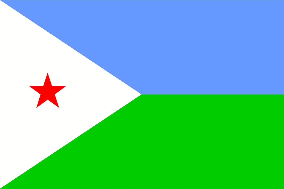 Flag Of Djibouti Clipart, Star Symbol, Symbol Free Transparent Png