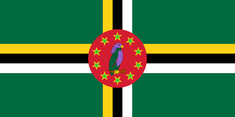 Flag Of Dominica Clipart, Animal, Bird Png Image