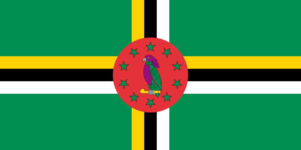 Flag Of Dominica 2012 Summer Olympics Clipart, Animal, Bird, Parakeet, Parrot Free Transparent Png