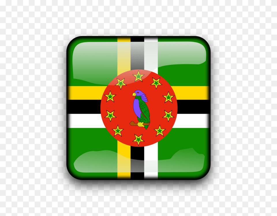 Flag Of Dominica Flag Of The Dominican Republic Flag Of Aruba, Animal, Bird Free Png Download