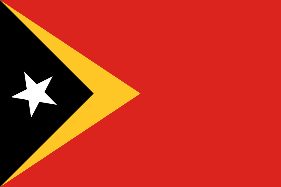 Flag Of East Timor 3 2 Clipart, Star Symbol, Symbol Free Png Download