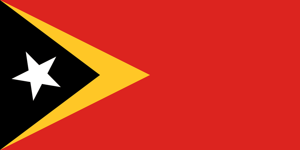 Flag Of East Timor Clipart, Star Symbol, Symbol Free Png Download