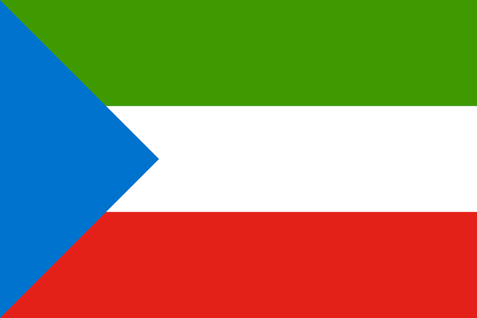 Flag Of Equatorial Guinea Without Coat Of Arms Clipart Free Transparent Png