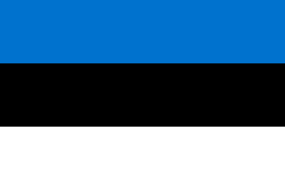 Flag Of Estonia Clipart Png Image
