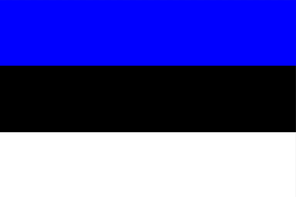 Flag Of Estonia Clipart Png Image
