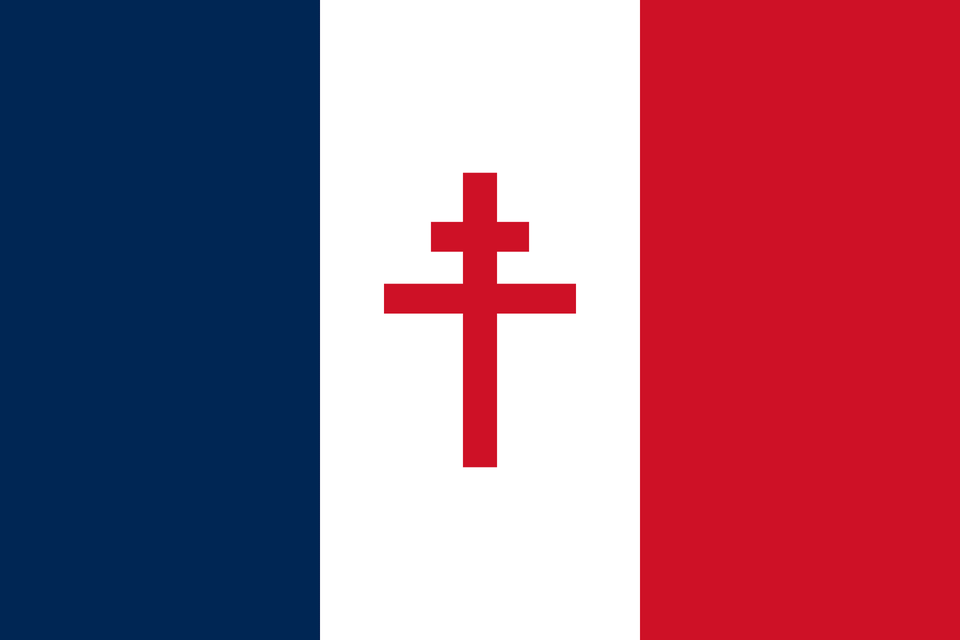 Flag Of France 1940 1944 Clipart Free Transparent Png