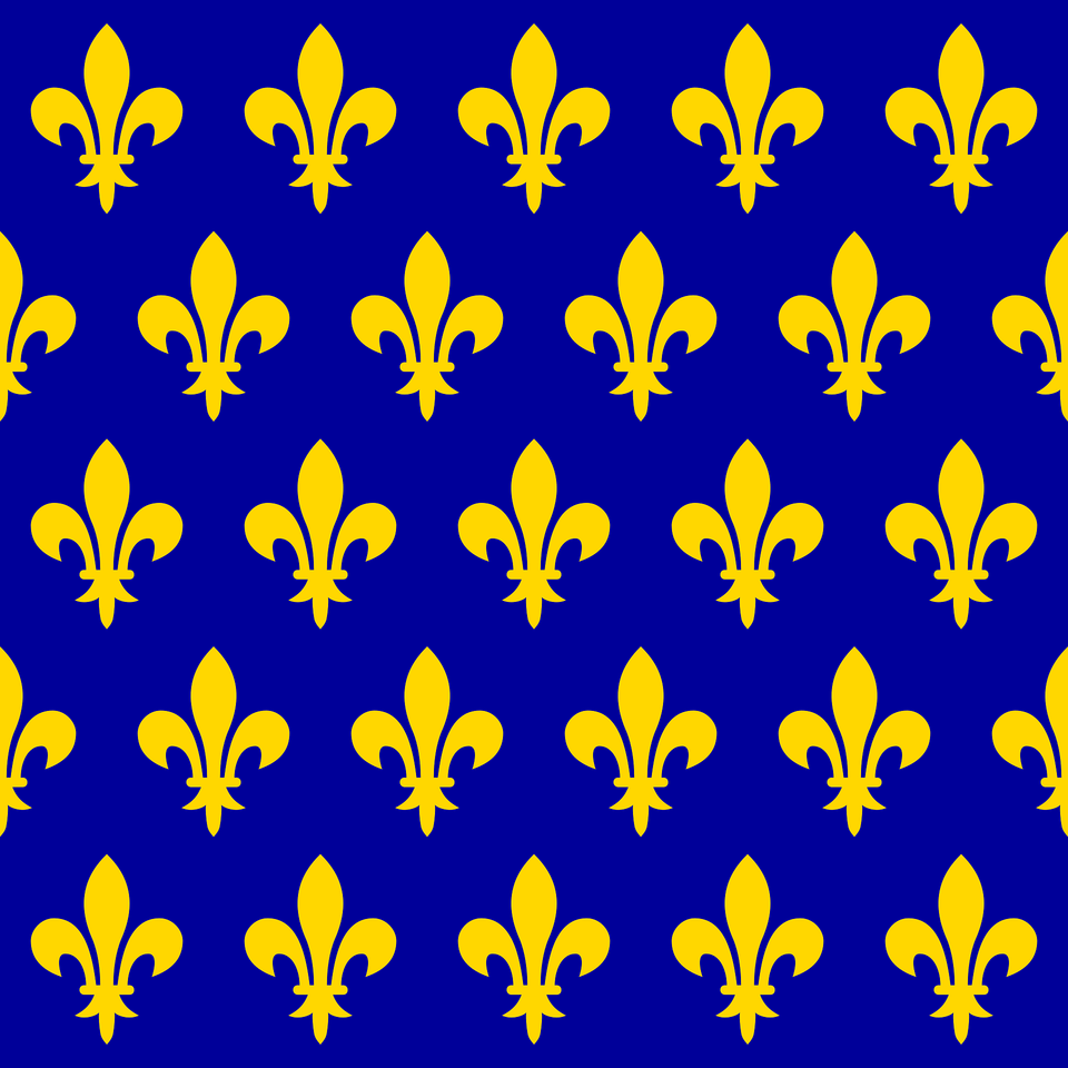 Flag Of France Xii Xiii Clipart, Art, Floral Design, Graphics, Pattern Png