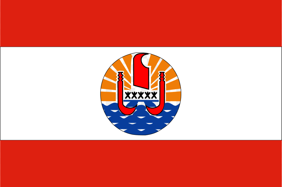 Flag Of French Polynesia Clipart, Logo Png Image